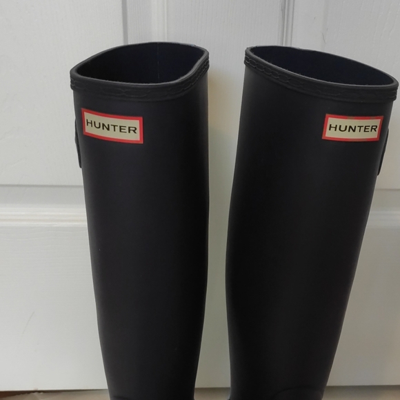 HUNTER ORIGINAL STRIPE TALL RAIN BOOTS - Picture 5 of 7